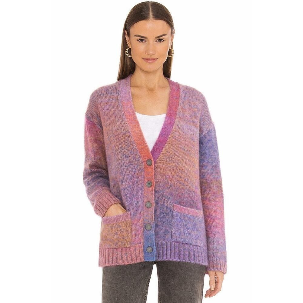 Re/Done 90s oversized cardigan Space dye wool blend Small